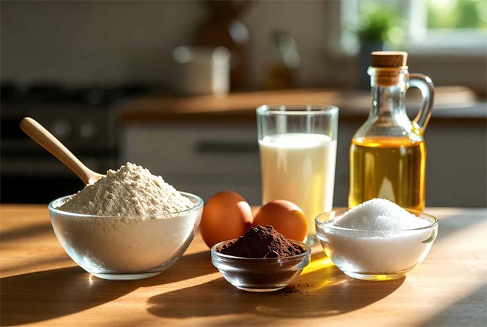 آماده‌سازی مواد اولیه و گرم کردن فر