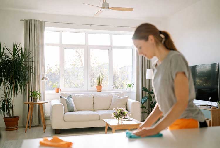تمیزکاری خانه