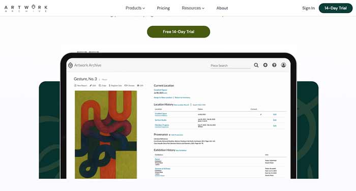 ArtworkArchive.com (آرت‌وُرک‌آر‌کایو)