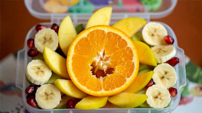تزئین خورشید پاییزی با پرتقال